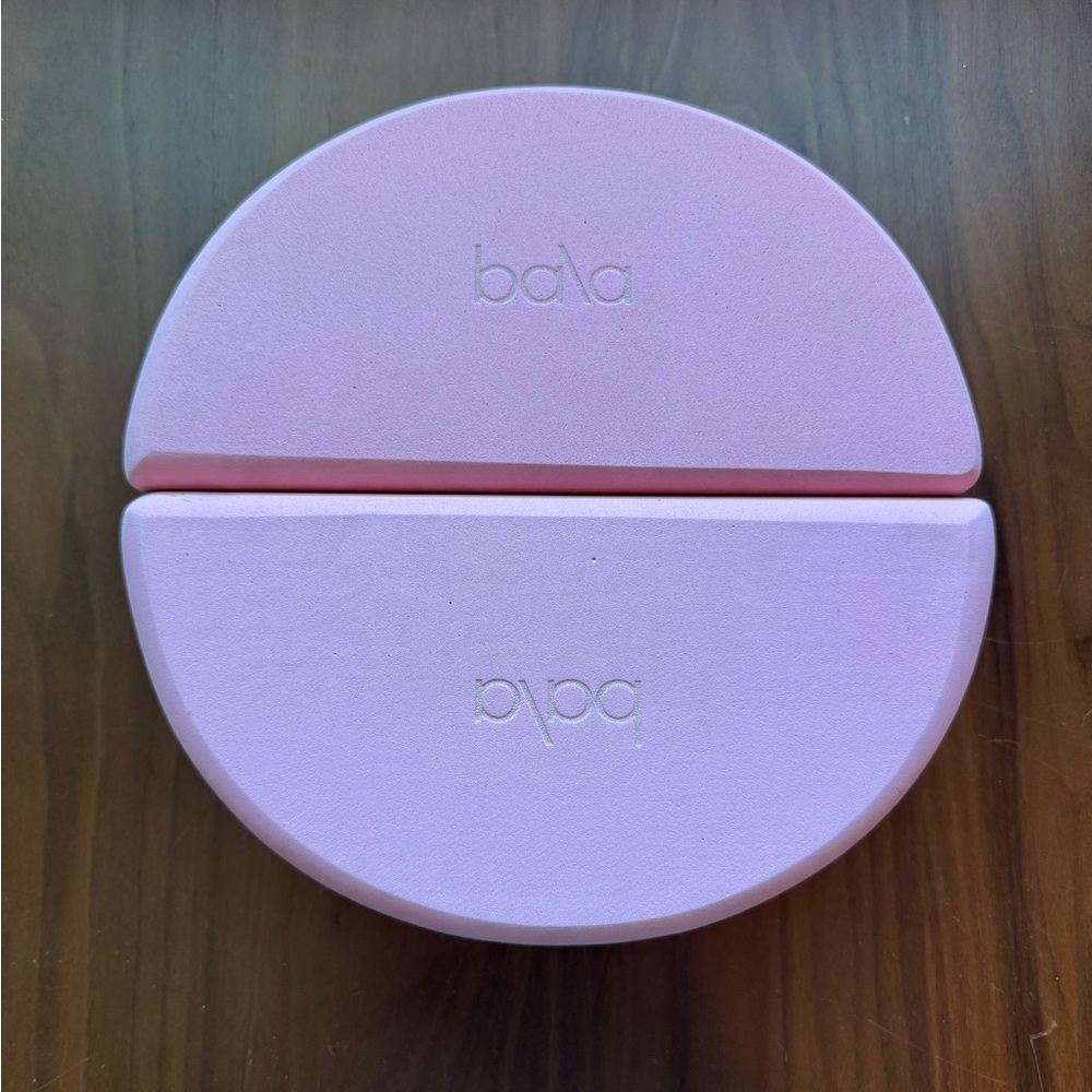 Bala Balance Blocks in pink yoga blocks